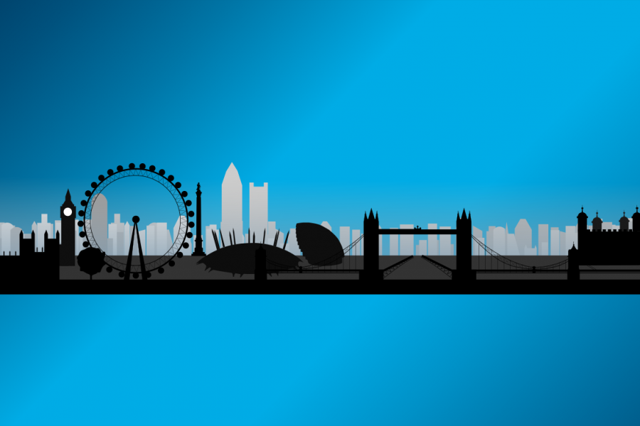 London+skyline+night+scene