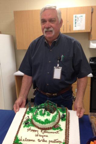 Ag teacher Wayne Dietert celebrates his retirement on June 2.