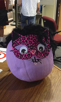 FFA's pumpkin is the cat's meow.