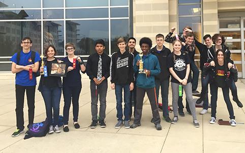 German students celebrate their success at Region UIL