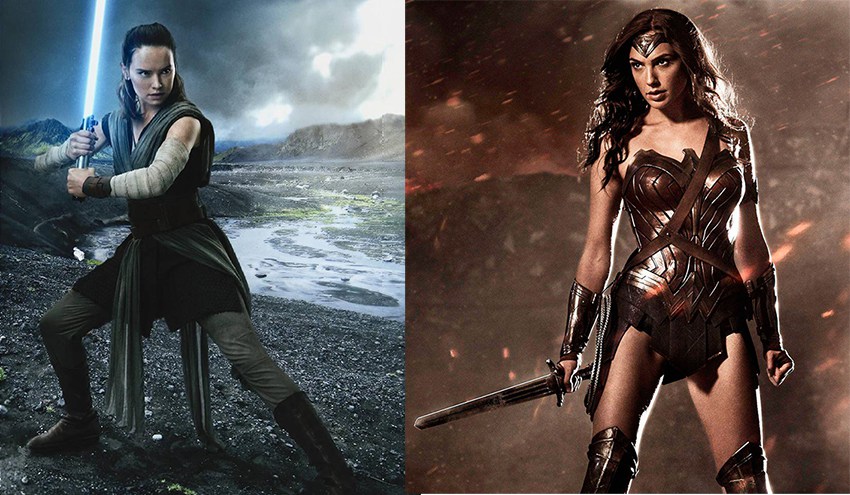 Actress Daisy Ridley (Rey in Star Wars) and Gal Gadot (Wonder Woman) are two of the women changing the game in the movie industry. 