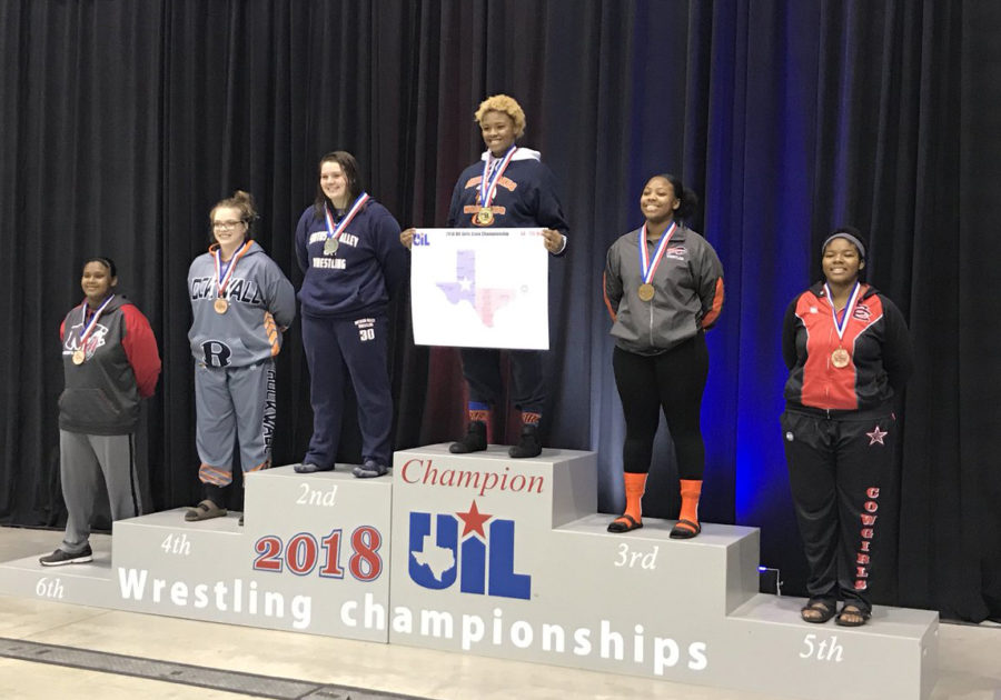 Senior Kendall McGarity stands tall after finishing runner up in the state tournament for her weight class