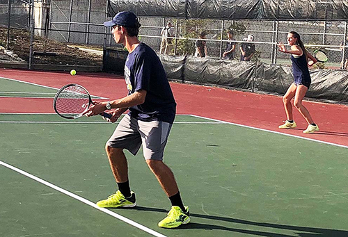 The tennis team competes at home Sept. 8.