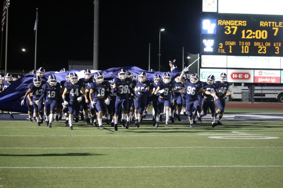 Football defeated New Braunfels, 20-3 to clinch a playoff birth where they will play powerhouse Lake Travis on November 16th at 7:30 p.m. in Austin.