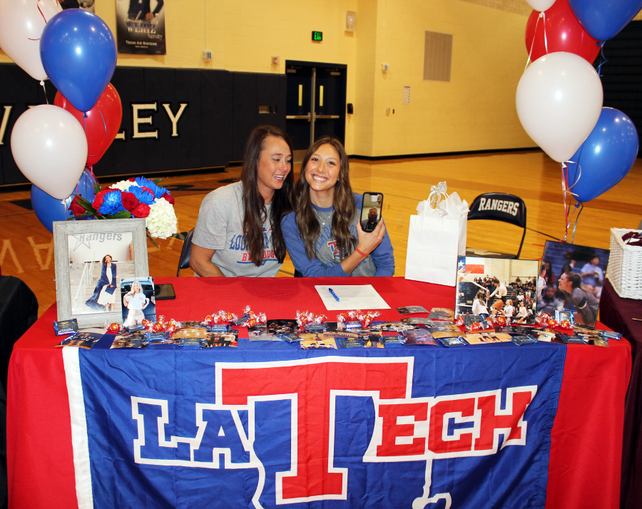 Rebekah Williams signs to play volleyball at Louisiana Tech University. Williams earned unanimous district MVP honors as a senior.