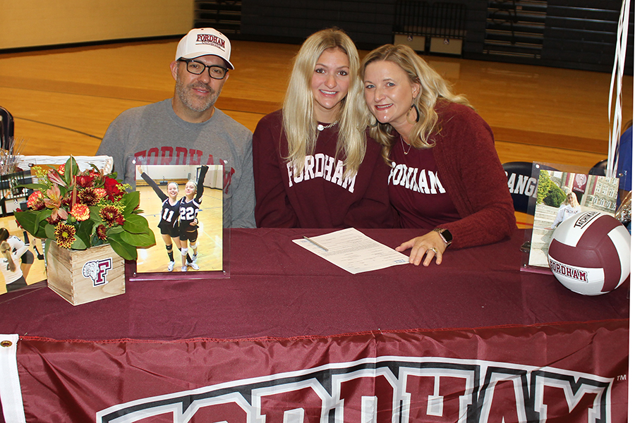 Alexa Pyle signs to play volleyball at Fordham University.