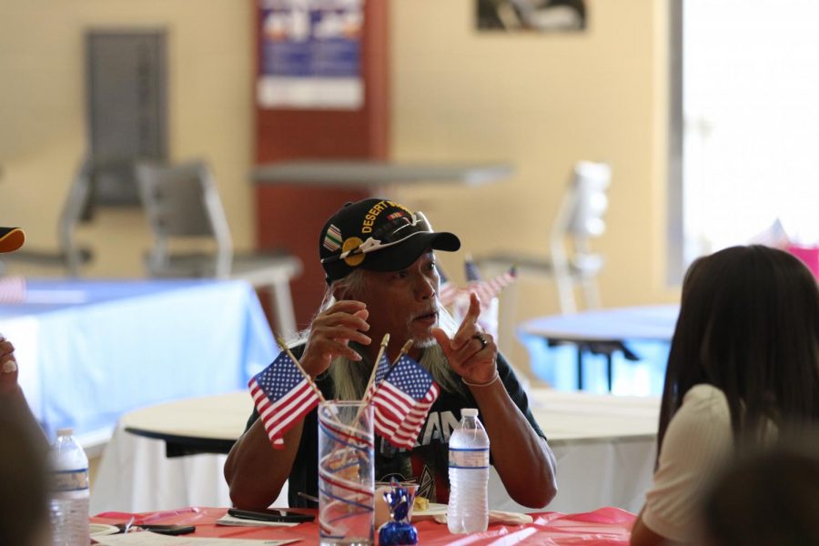 Breakfast was prepared for Veterans by the culinary classes before the assembly began.
