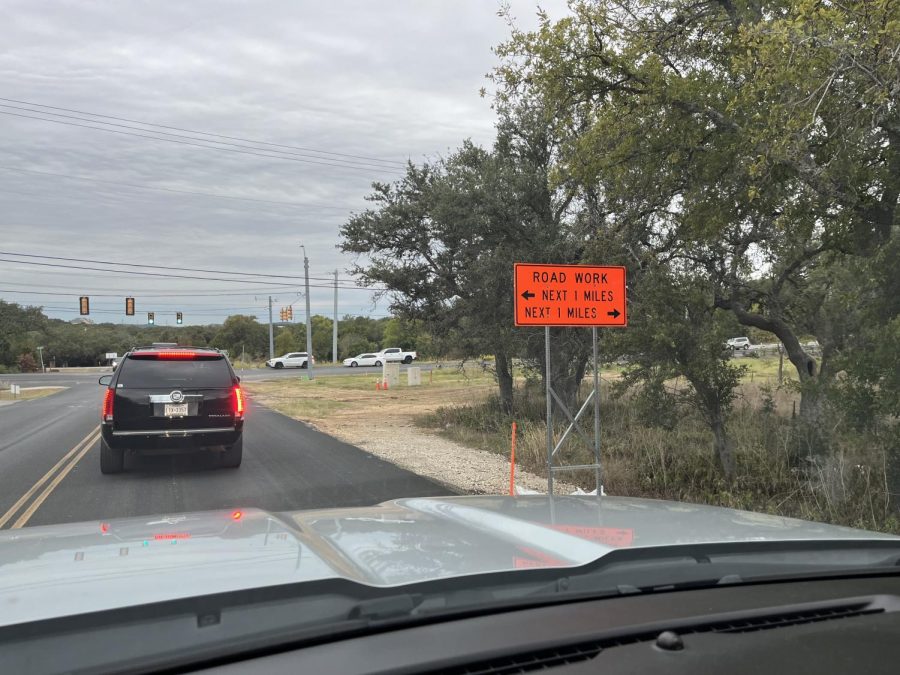 Roadwork on Texas 46 extends for two miles from Bentwood Drive to Farhills Drive.