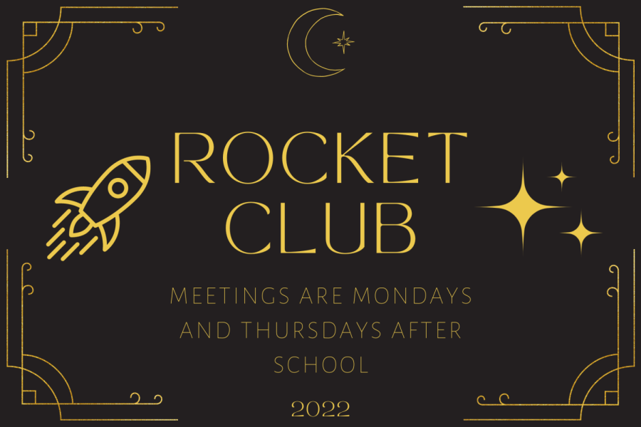 The Rocket Club was started this school year by Debora Parker.