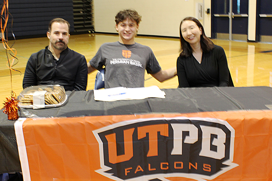 Colin Doyle will swim at the collegiate level at the University of Texas at Permian Basin.