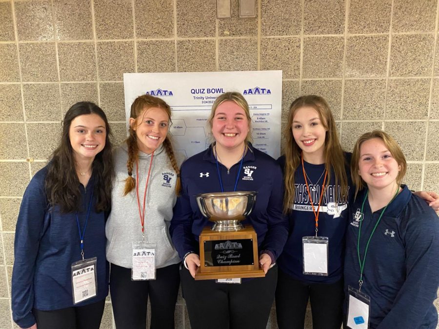 For the first time in school history, the Student Athletic Trainers took home the Quiz Bowl Championship against Johnson. 