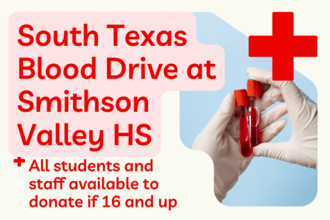 The Blood Drive will be on Tuesday March 21st and Wednesday March 22nd.