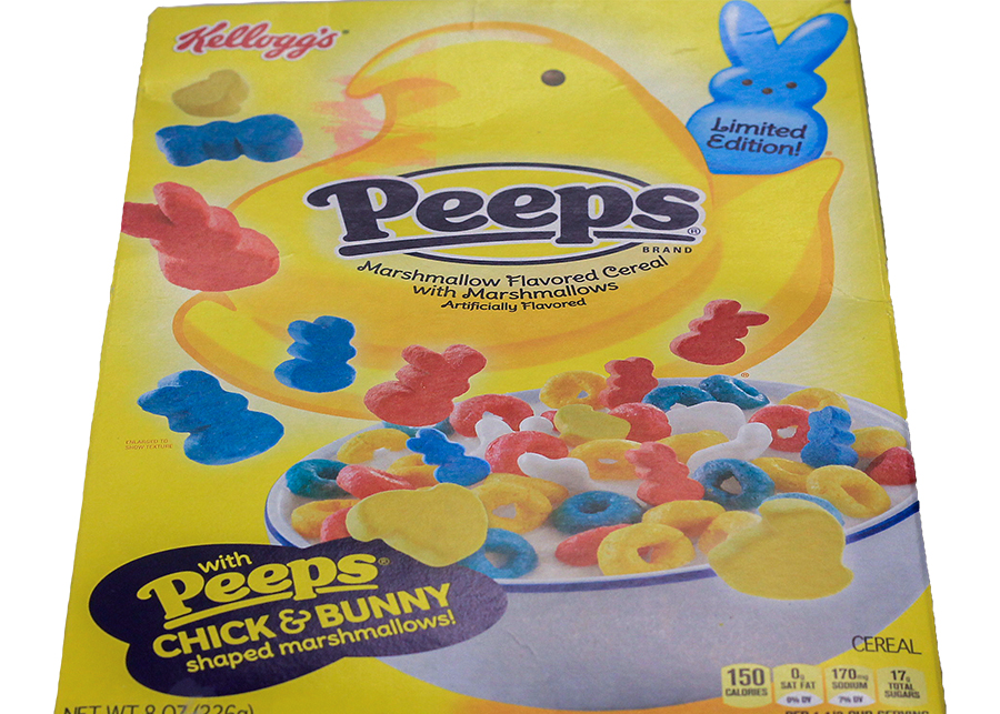 Kelloggs+released++its+Peeps+cereal+just+in+time+for+Easter.