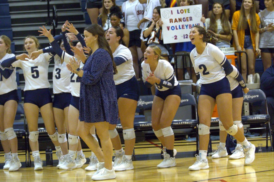 Volleyball ends its 28-16 run against Liberty Hill in playoffs.