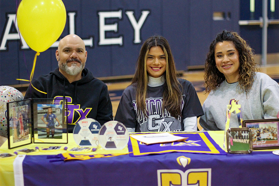 Senior Alexandra Smithwick signs with Concordia University to further her soccer career in college. Last year, the girl’s soccer team made it to the state semifinals before losing to Grapevine.