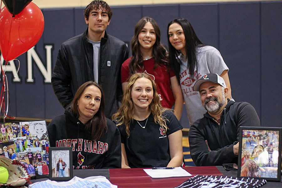 Senior Lillian McNett, a four-year varsity softball player, will play at the collegiate level at North Idaho College.