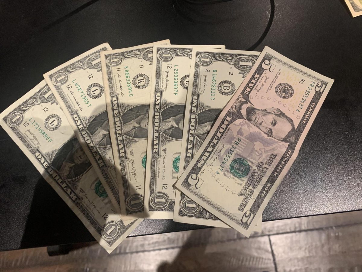 Anonymous student makes $10 bucks after a Wednesday night shift.