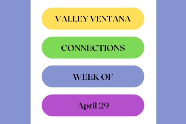 Valley Ventana’s weekly Connections game: Week of April 29. Photo via Canva