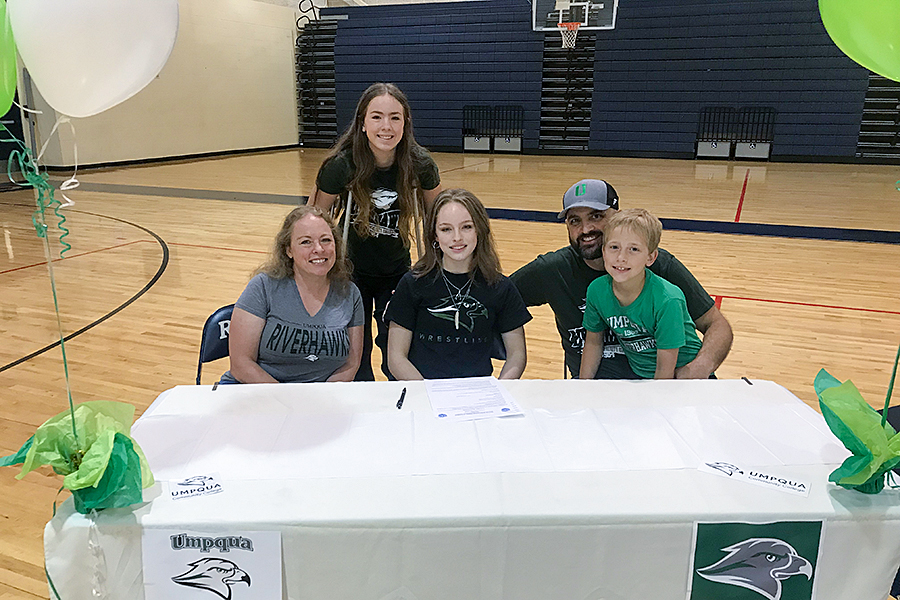 Sierra Rieschick plans to wrestle at Umpqua Community College this fall.