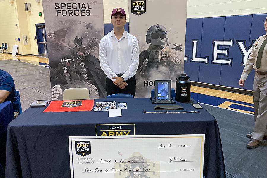 Michael Fernandez committed the next four years to the Army National Guard.