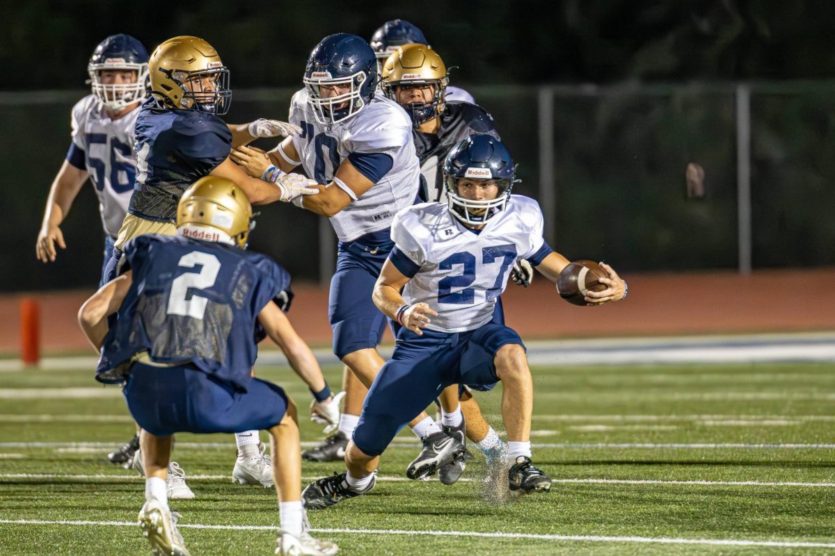 Football opened its season last Thursday with a scrimmage against O'Connor.