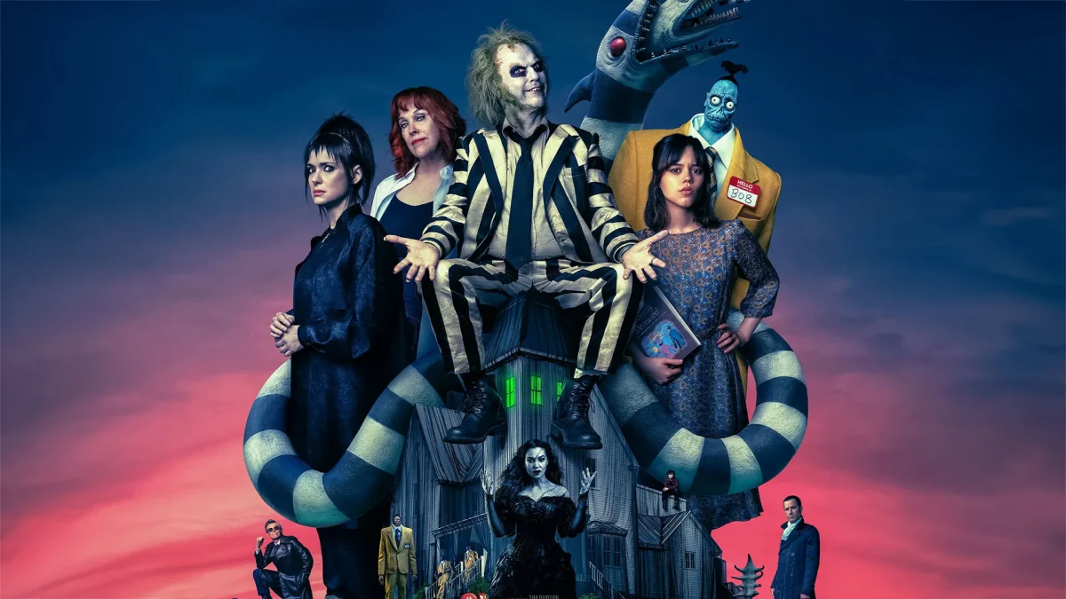 "Beetlejuice Beetlejuice" has a 71% rating on RottenTomatoes and a 7/10 on IMDB. Photo via Warner Bros.