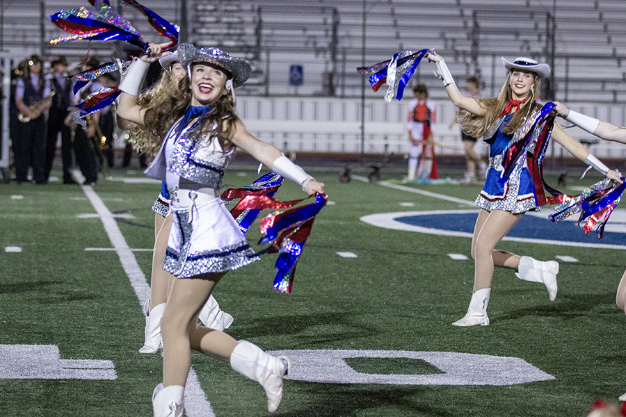 Members of the Silvers Spurs kick up their heels for Rally in the Valley.